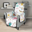 Colorful Unicorn Pattern Chair Cover Protector