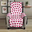 Heart Wave Pattern Chair Cover Protector