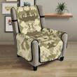 Light Green Camo Camouflage Pattern Chair Cover Protector
