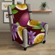 Passion Fruit Sliced Pattern Chair Cover Protector
