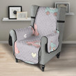 Hamster In Car Heart Pattern Chair Cover Protector