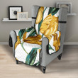 Yellow Tulips Pattern Chair Cover Protector