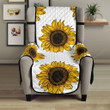 Sunflowers Design Pattern Chair Cover Protector