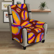 Coffee Bean Pattern Background Chair Cover Protector
