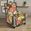 Donut Pattern Background Chair Cover Protector