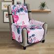 Flamingo Pink Pattern Chair Cover Protector
