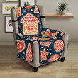 Christmas Gingerbread Cookie Pattern Chair Cover Protector