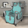 Snake Tribal Pattern Chair Cover Protector