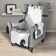 Horse Pattern Chair Cover Protector