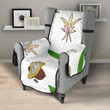 Color Hand Drawn Cocoa Pattern Chair Cover Protector