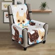 Cute Chihuahua Dog Pattern Chair Cover Protector