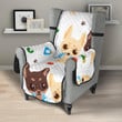 Cute Chihuahua Dog Pattern Chair Cover Protector