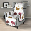 Autamn Ginkgo Leaves Pattern Chair Cover Protector