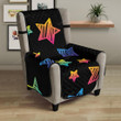 Colorful Star Pattern Chair Cover Protector