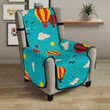 Hot Air Balloon Sky Pattern Chair Cover Protector