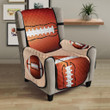 American Football Ball Design Pattern Chair Cover Protector