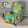 Banana Palm Leaves Pattern Background Chair Cover Protector