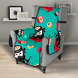 Ninja Sushi Pattern Chair Cover Protector