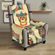 Monkey Pattern Chair Cover Protector