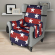 Usa Star Pattern Background Chair Cover Protector