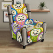 Colorful Daruma Pattern Chair Cover Protector
