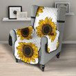 Sunflowers Design Pattern Chair Cover Protector