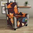 Fox Pattern Chair Cover Protector