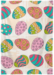 Colorful Bunny Pink Splashing Background Hand Drawn Pattern Tablecloth Home Decor