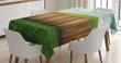 Cloudy Sky Above Garden 3d Printed Tablecloth Home Decoration