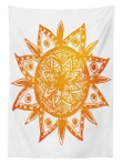 Watercolor Sun 3d Printed Tablecloth Home Decoration