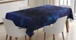 Abstract Stars And Nebula 3d Printed Tablecloth Home Decoration