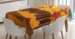 Forest In Autumn Cartoon 3d Printed Tablecloth Home Decoration