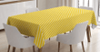 Striped Simple Motif 3d Printed Tablecloth Home Decoration