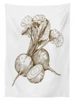 Vintage Beet 3d Printed Tablecloth Home Decoration