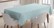 Soft Skewed Bold Lines 3d Printed Tablecloth Home Decoration