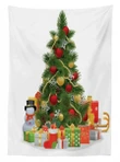 Christmas Tree Style 3d Printed Tablecloth Home Decoration
