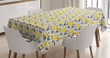 Modern And Abstract Flowers 3d Printed Tablecloth Home Decoration
