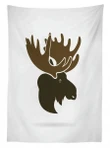 Canadian Deer Head 3d Printed Tablecloth Home Decoration