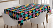 Interlinked Ogee Pattern 3d Printed Tablecloth Home Decoration