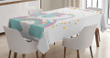 Horse With Rainbow 3d Printed Tablecloth Home Decoration