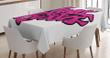 Hugs And Kisses Calligraphy 3d Printed Tablecloth Home Decoration