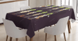 Little Green Ufo In Suits 3d Printed Tablecloth Home Decoration