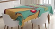 Rocket Love Fuel 3d Printed Tablecloth Home Decoration