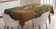 3 Turtles Ornamental 3d Printed Tablecloth Home Decoration