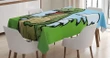 Cartoon T-rex Funny 3d Printed Tablecloth Home Decoration