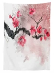 Watercolor Floral Art 3d Printed Tablecloth Home Decoration