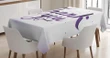 Spots Paintbrush Strokes 3d Printed Tablecloth Home Decoration