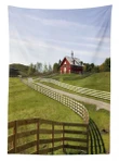 Rural Country House 3d Printed Tablecloth Home Decoration