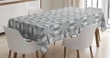 Angular Shapes Stripes 3d Printed Tablecloth Home Decoration
