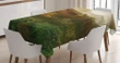 Valley With Full Moon 3d Printed Tablecloth Home Decoration
